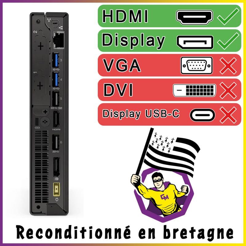 ミニPC ThinkCentre M720q i7 8700T  32 GB ミニPC ThinkCentre M720q i7 8700T 32 GB Amazon.com: Lenovo